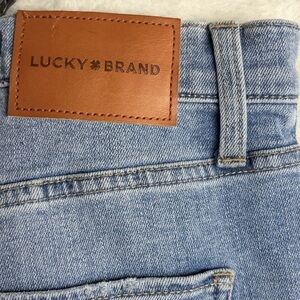 Lucky Brand Jeans Size 14/32 90s Loose Crop High Rise Womens Distressed Jeans